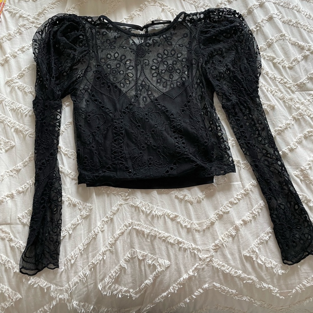 Zara long-sleeved top
